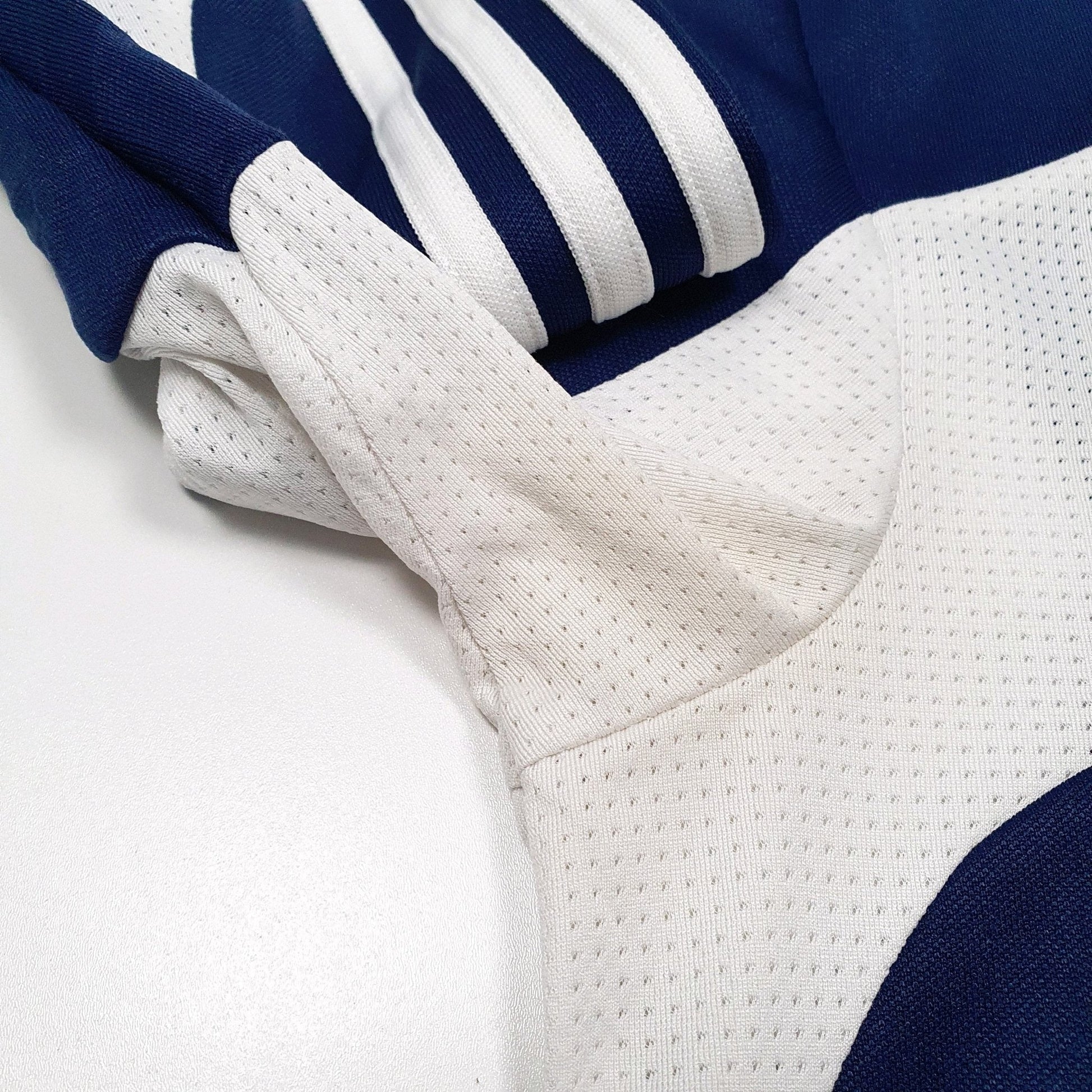 Adidas Active Workout Track Clima Cool Quarter Zip Polyester Jumper XS - Bundl Clothing-Adidas Active Workout Track Clima Cool Quarter Zip Polyester Jumper XS - Bundl Clothing-Mens Blue Adidas Active Workout Track Clima Cool Quarter Zip Jumper