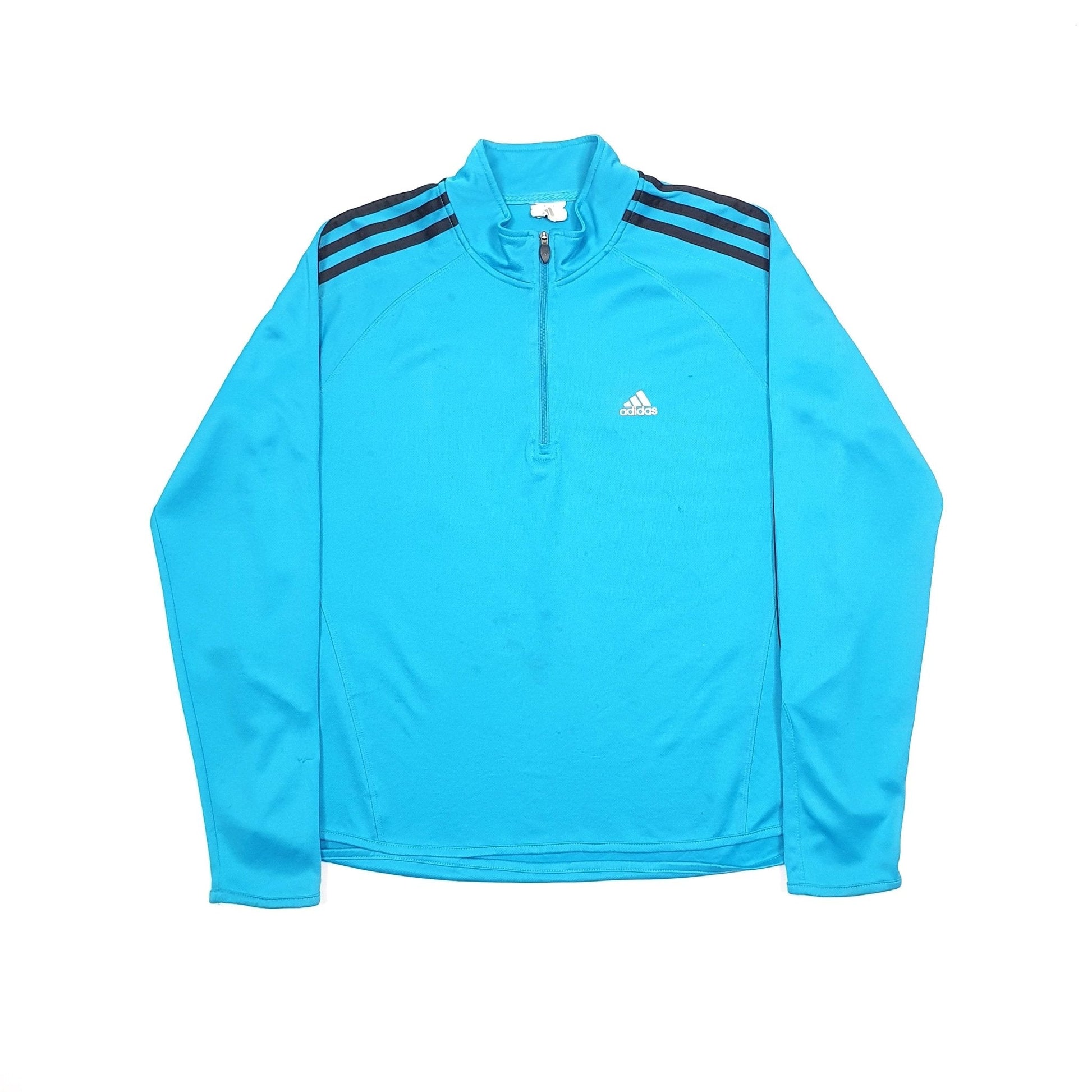 Adidas Activewear Quarter Zip L - Bundl Clothing-Adidas Activewear Quarter Zip L - Bundl Clothing-Adidas Activewear Quarter Zip L Blue