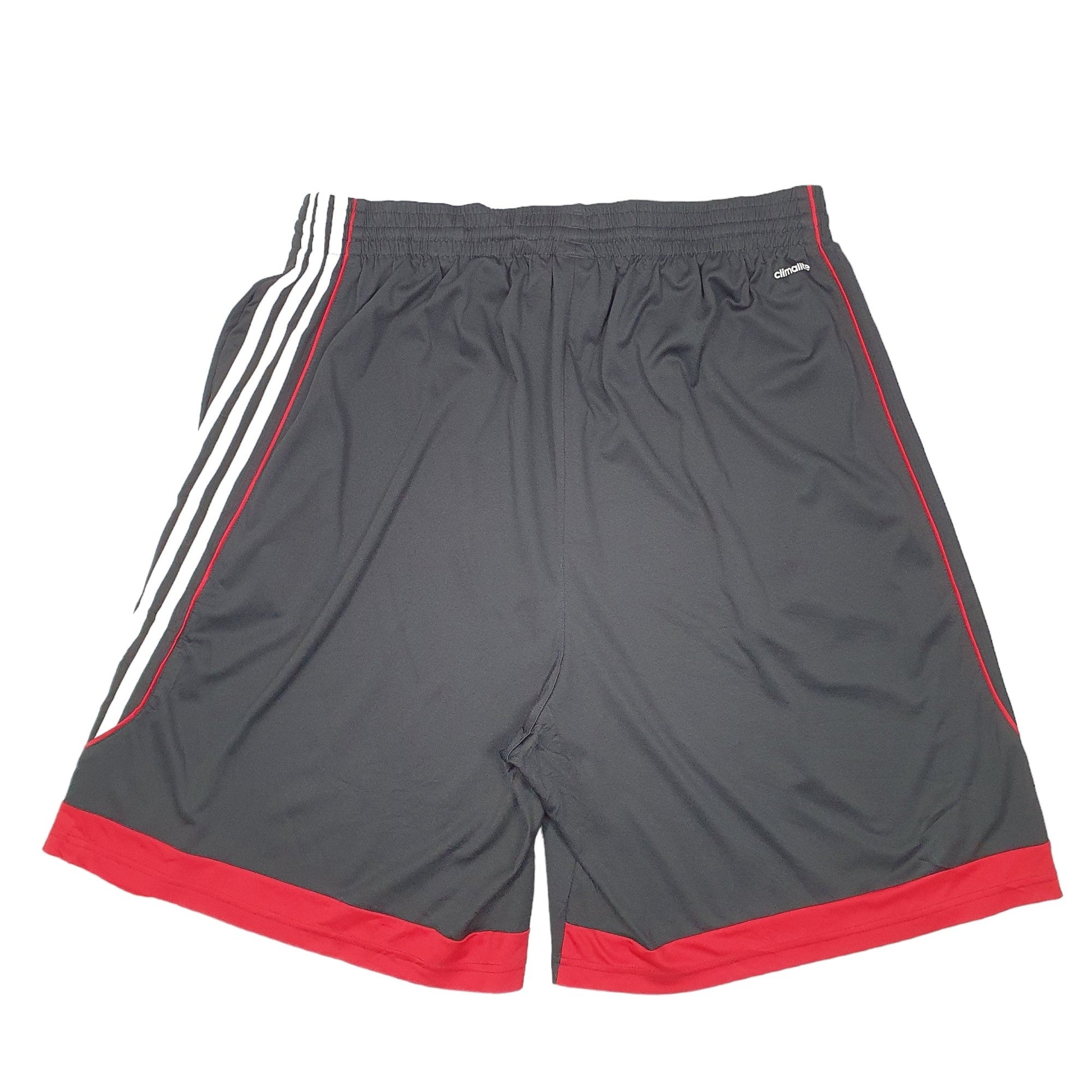 Adidas Basketball Active Workout Climalite Black Sport Shorts W36 - Bundl Clothing-Adidas Basketball Active Workout Climalite Black Sport Shorts W36 Black