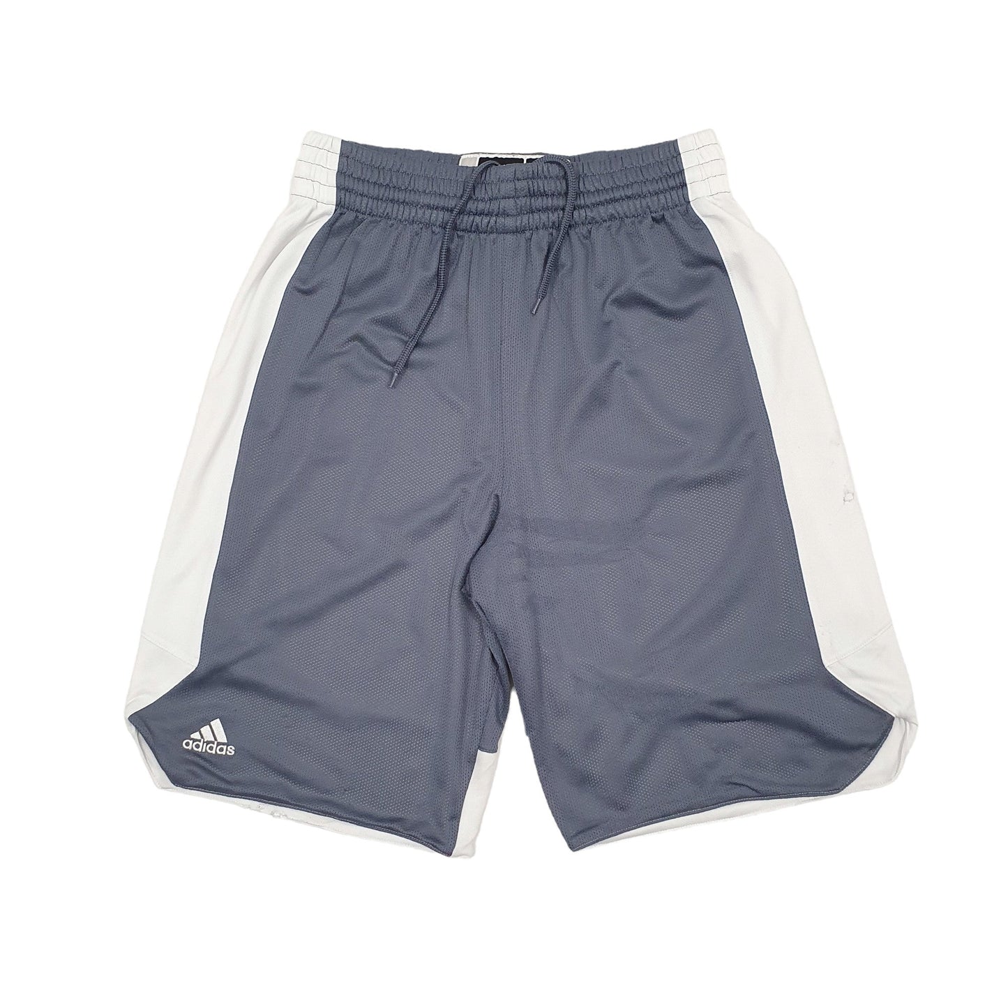 Adidas Basketball Grey Sport Shorts W30 - Bundl Clothing-Adidas Basketball Grey Sport Shorts W30 Grey