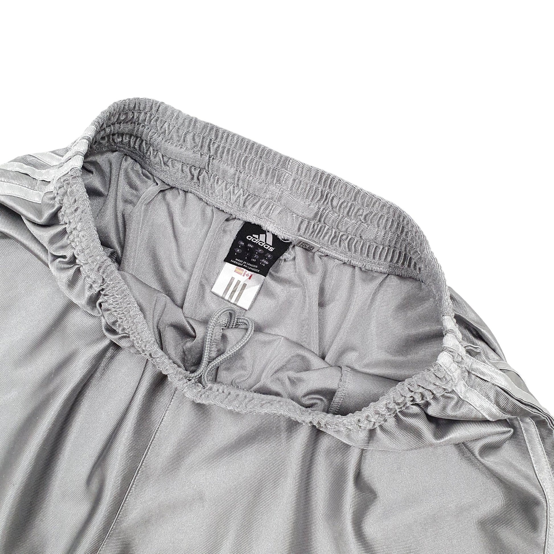 Adidas Basketball Silver Sport Shorts W32 - Bundl Clothing-Adidas Basketball Silver Sport Shorts W32 Silver