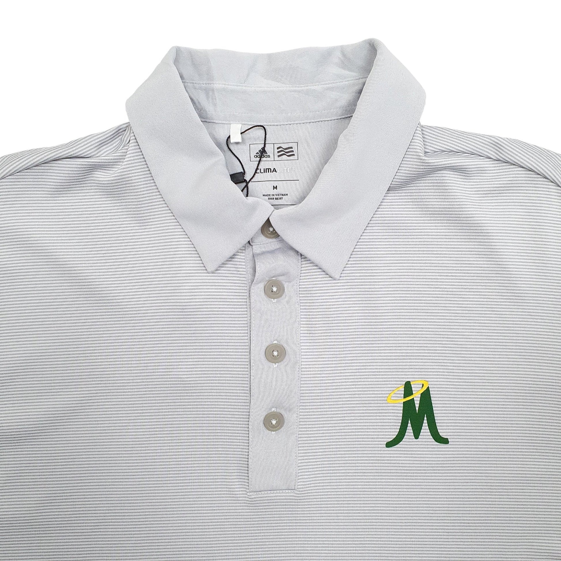 Adidas Brand New With Tags Climalite Short Sleeve Polyester Polo Shirt - Bundl Clothing-Adidas Brand New With Tags Climalite Short Sleeve Polyester Polo Shirt Grey