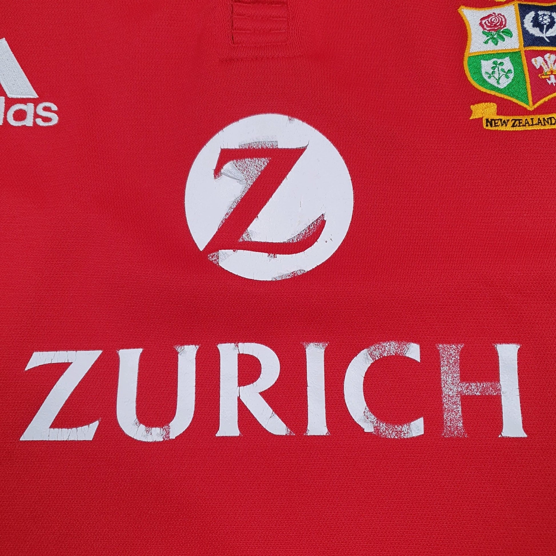 Adidas British Lions Rugby Quarter Zip XL - Bundl Clothing-Adidas British Lions Rugby Quarter Zip XL Red