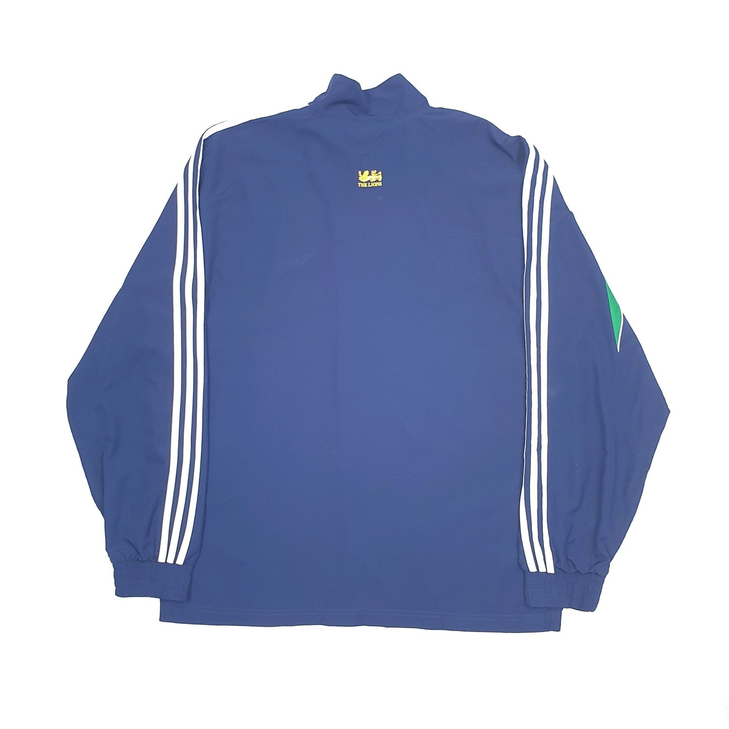 Adidas British Lions Rugby Windbreaker Quarter Zip L - Bundl Clothing-Adidas British Lions Rugby Windbreaker Quarter Zip L Navy