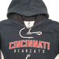 Adidas Cincinnati Bearcats USA College Football NFL Hoodie Cotton Jumper S - Bundl Clothing-Mens Black Adidas Cincinnati Bearcats USA College Football NFL Hoodie Jumper