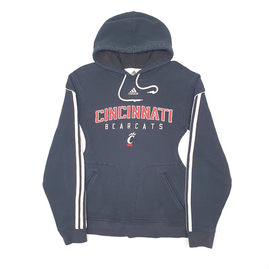 Adidas Cincinnati Bearcats USA College Football NFL Hoodie Cotton Jumper S - Bundl Clothing-Mens Black Adidas Cincinnati Bearcats USA College Football NFL Hoodie Jumper