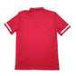 Adidas Classics Eagles Short Sleeve Polyester Polo Shirt - Bundl Clothing-Adidas Classics Eagles Short Sleeve Polyester Polo Shirt Red