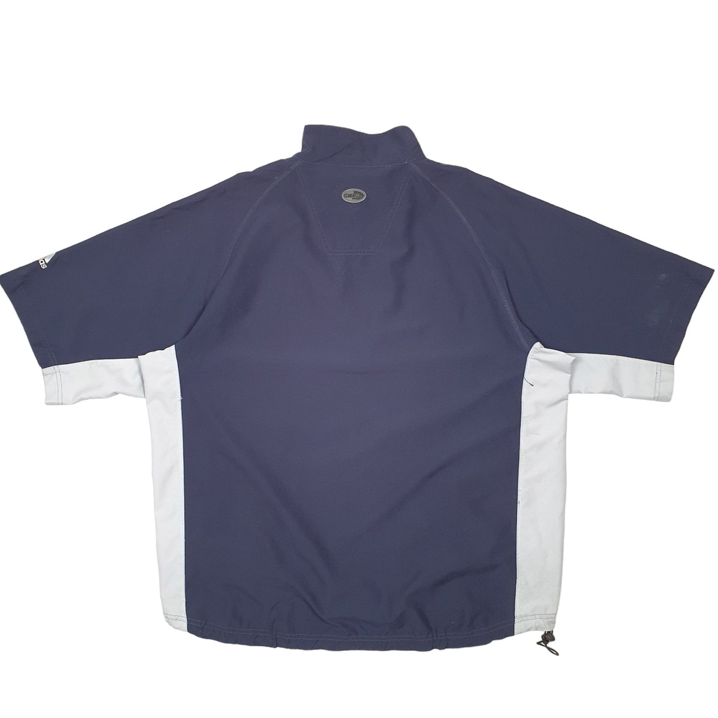 Adidas Clima Shell Wind Active Short Sleeve Polyester T Shirt - Bundl Clothing-Mens Navy Adidas Clima Shell Wind Active Short Sleeve T Shirt