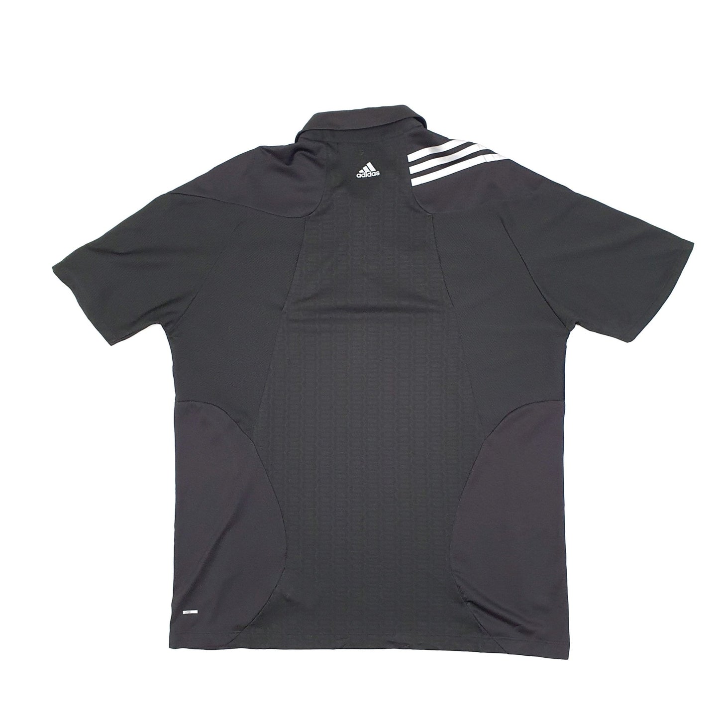 Adidas Climacool Active Short Sleeve Polyester Polo Shirt - Bundl Clothing-Adidas Climacool Active Short Sleeve Polyester Polo Shirt Black