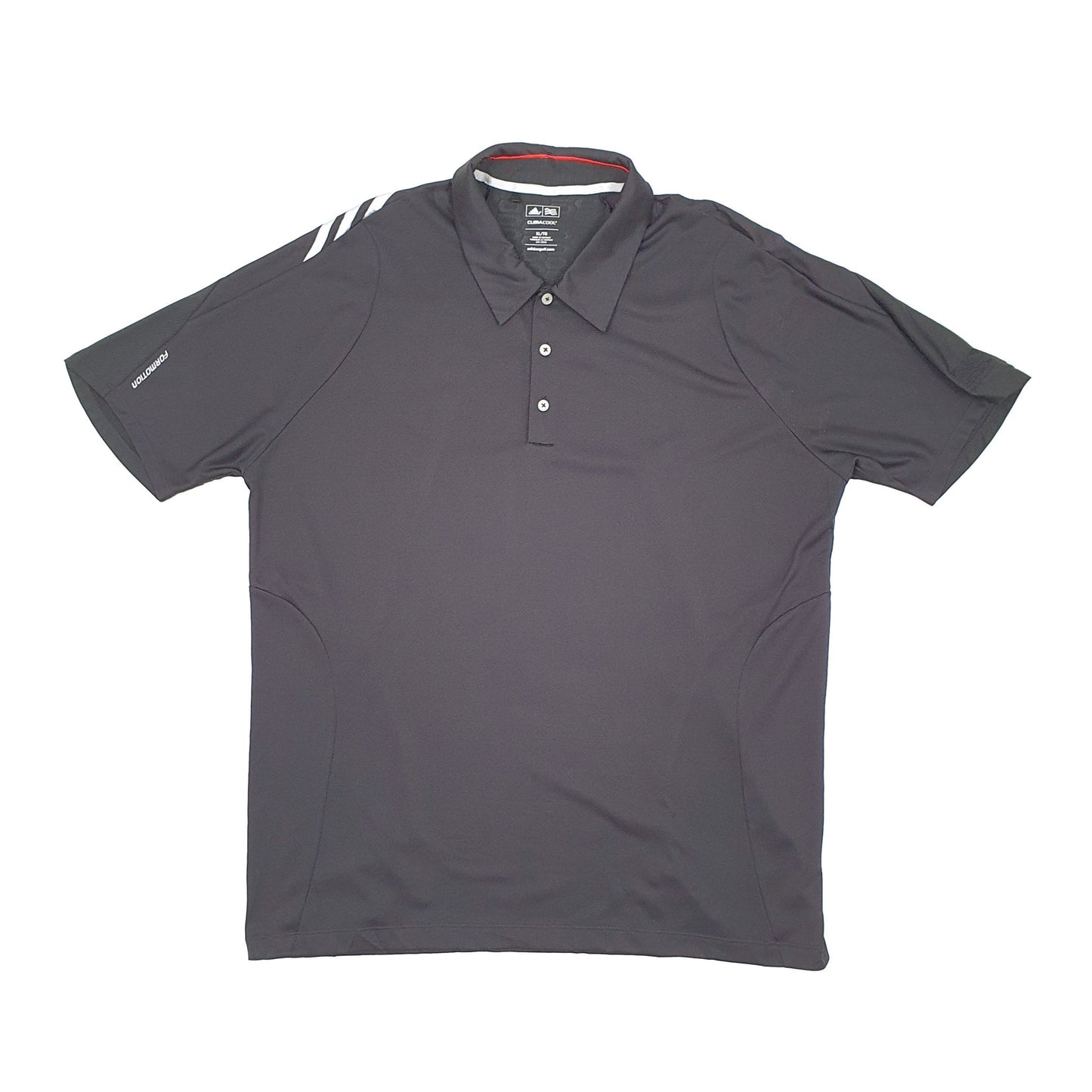 Adidas Climacool Active Short Sleeve Polyester Polo Shirt - Bundl Clothing-Adidas Climacool Active Short Sleeve Polyester Polo Shirt Black
