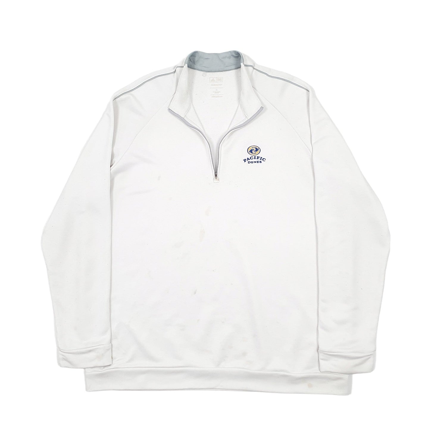 Adidas Climacool Quarter Zip XL - Bundl Clothing-Adidas Climacool Quarter Zip XL White