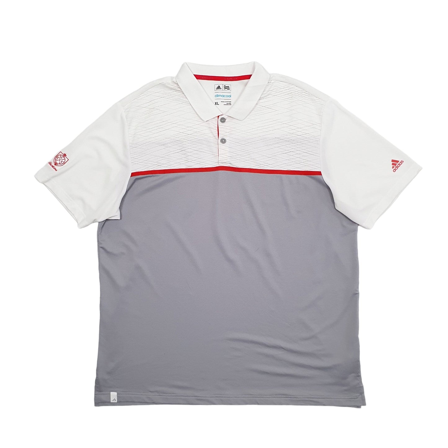 Adidas Climacool Short Sleeve Polo Shirt - Bundl Clothing-Adidas Climacool Short Sleeve Polo Shirt Grey