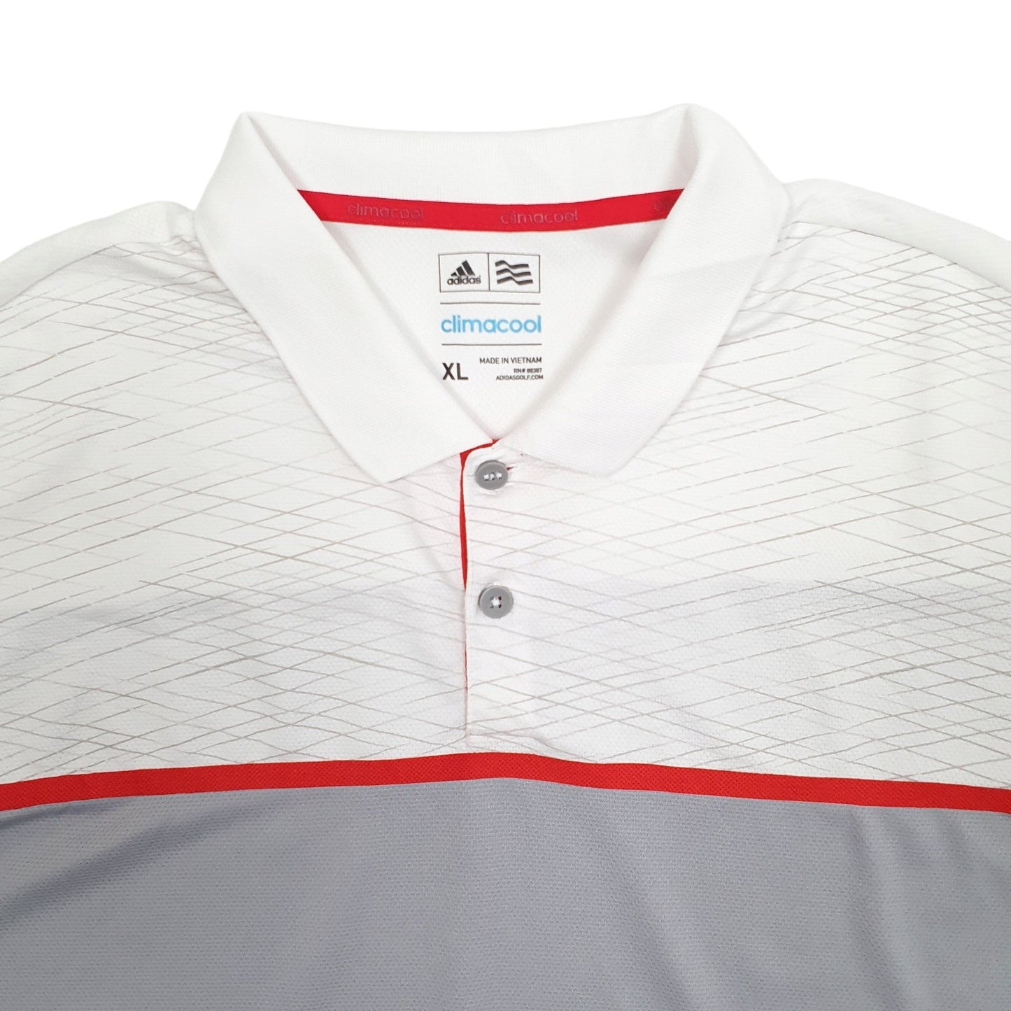 Adidas Climacool Short Sleeve Polo Shirt - Bundl Clothing-Adidas Climacool Short Sleeve Polo Shirt Grey