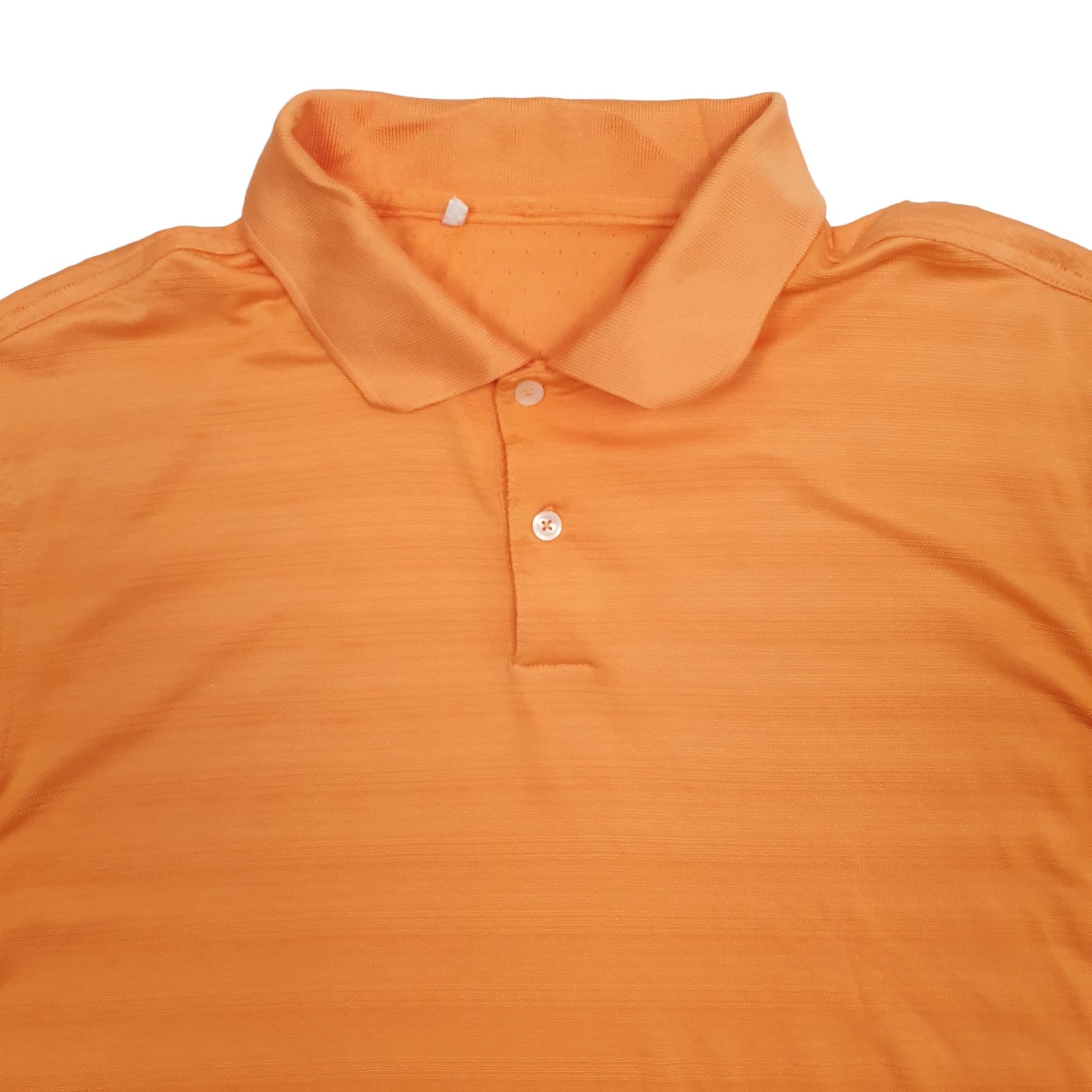 Adidas Climacool Short Sleeve Polyester Polo Shirt - Bundl Clothing-Adidas Climacool Short Sleeve Polyester Polo Shirt Orange