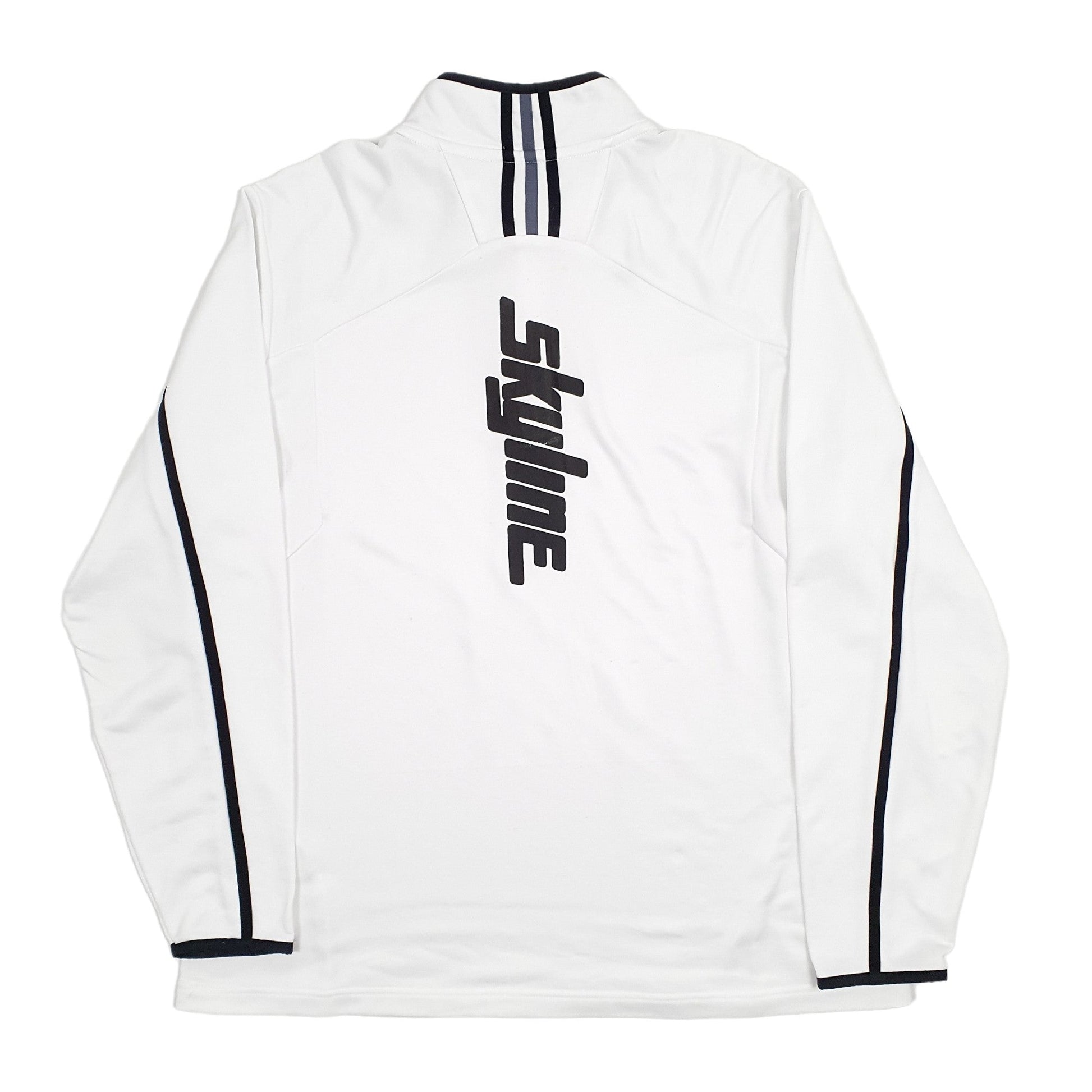 Adidas Climalite Active Quarter Zip L - Bundl Clothing-Adidas Climalite Active Quarter Zip L White