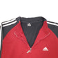 Adidas Climalite Active Running Quarter Zip Cotton & Polyester Jumper S - Bundl Clothing-Womens Red Adidas Climalite Active Running Quarter Zip Jumper