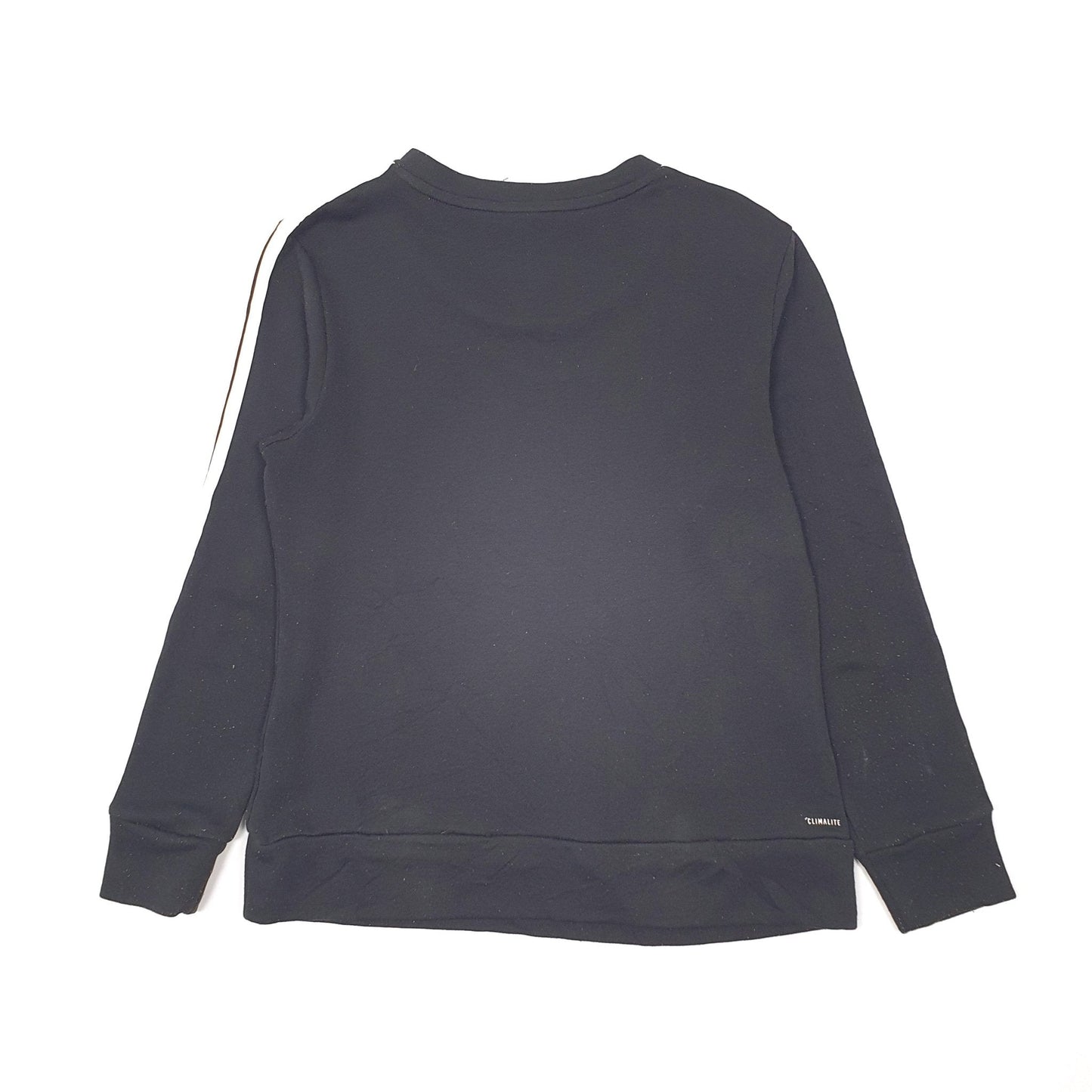 Adidas Climalite Crewneck Cotton Sweatshirt S - Bundl Clothing-Adidas Climalite Crewneck Cotton Sweatshirt S - Bundl Clothing-Womens Black Adidas Climalite Crewneck Jumper