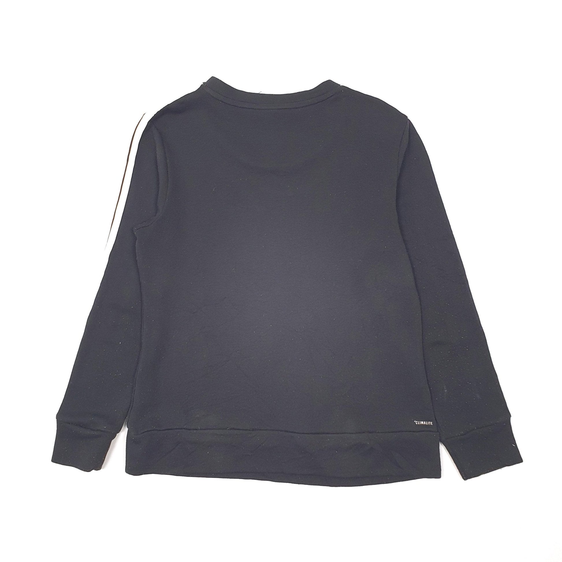 Adidas Climalite Crewneck Cotton Sweatshirt S - Bundl Clothing-Adidas Climalite Crewneck Cotton Sweatshirt S - Bundl Clothing-Womens Black Adidas Climalite Crewneck Jumper