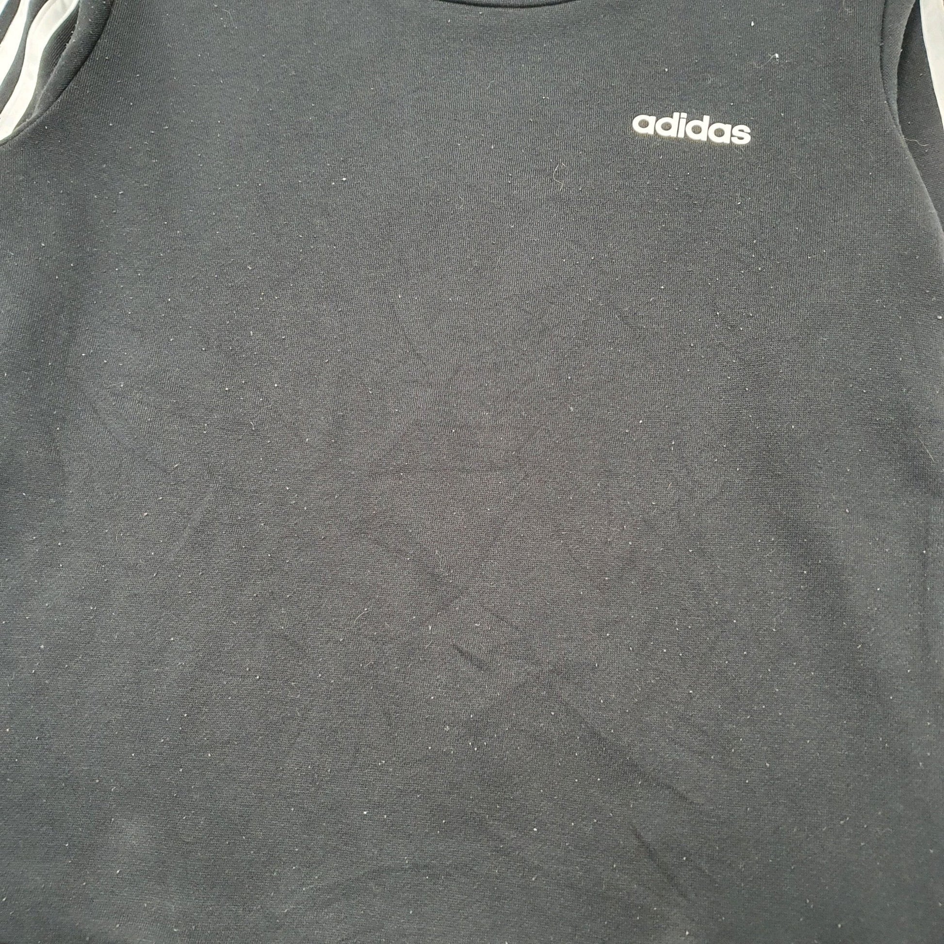 Adidas Climalite Crewneck Cotton Sweatshirt S - Bundl Clothing-Adidas Climalite Crewneck Cotton Sweatshirt S - Bundl Clothing-Womens Black Adidas Climalite Crewneck Jumper