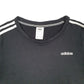 Adidas Climalite Crewneck Polyester Sweatshirt M - Bundl Clothing-Womens Black Adidas Climalite Crewneck Jumper