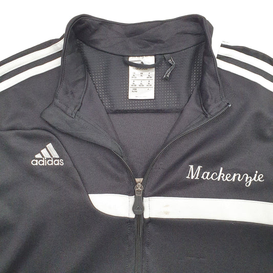 Adidas Climalite Mckenzie MLU USA College Full Zip Cotton & Polyester Jumper L - Bundl Clothing-Womens Black Adidas Climalite Mckenzie MLU USA College Full Zip Jumper