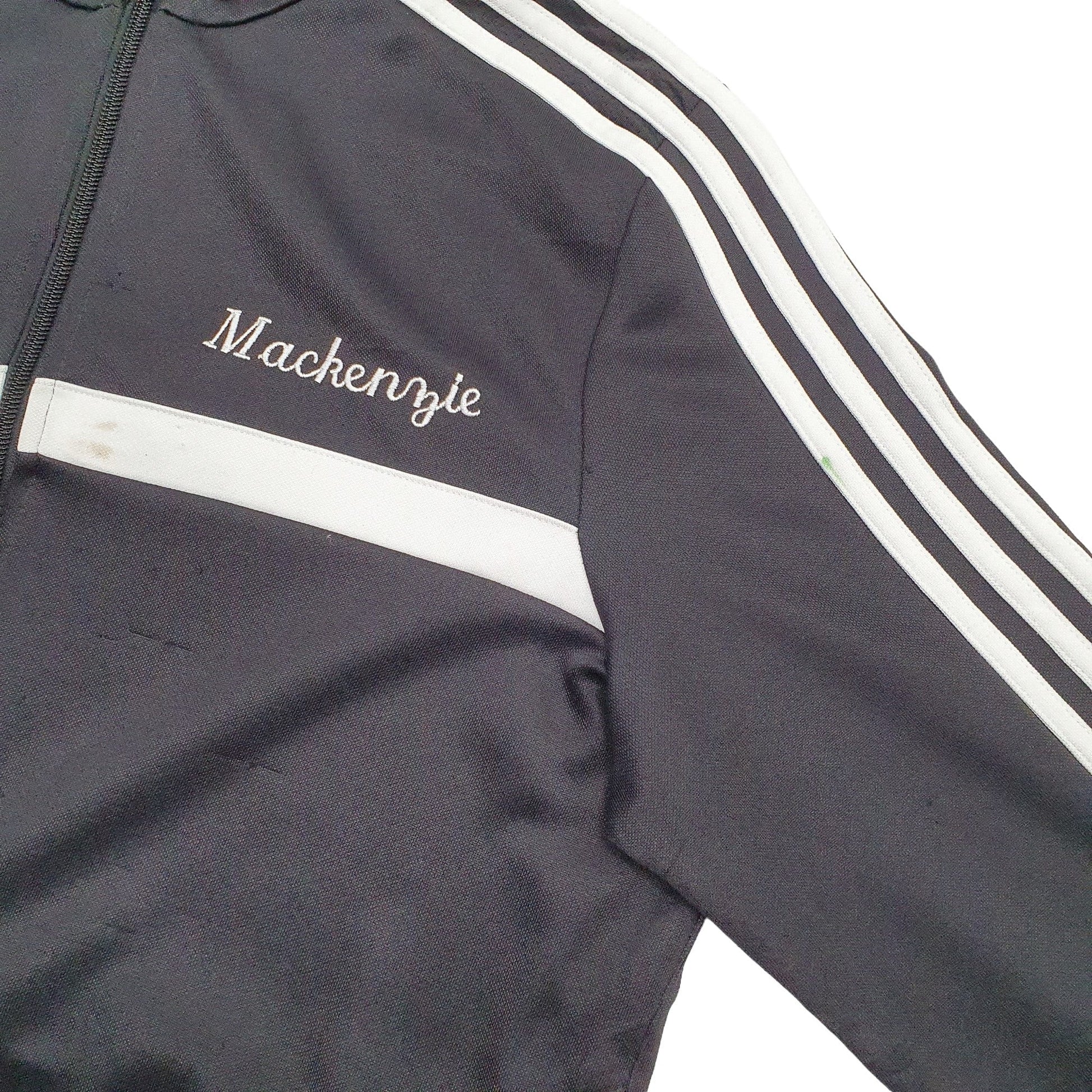 Adidas Climalite Mckenzie MLU USA College Full Zip Cotton & Polyester Jumper L - Bundl Clothing-Womens Black Adidas Climalite Mckenzie MLU USA College Full Zip Jumper