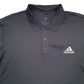 Adidas Climalite Short Sleeve Polyester Polo Shirt - Bundl Clothing-Adidas Climalite Short Sleeve Polyester Polo Shirt Black