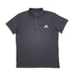 Adidas Climalite Short Sleeve Polyester Polo Shirt - Bundl Clothing-Adidas Climalite Short Sleeve Polyester Polo Shirt Black