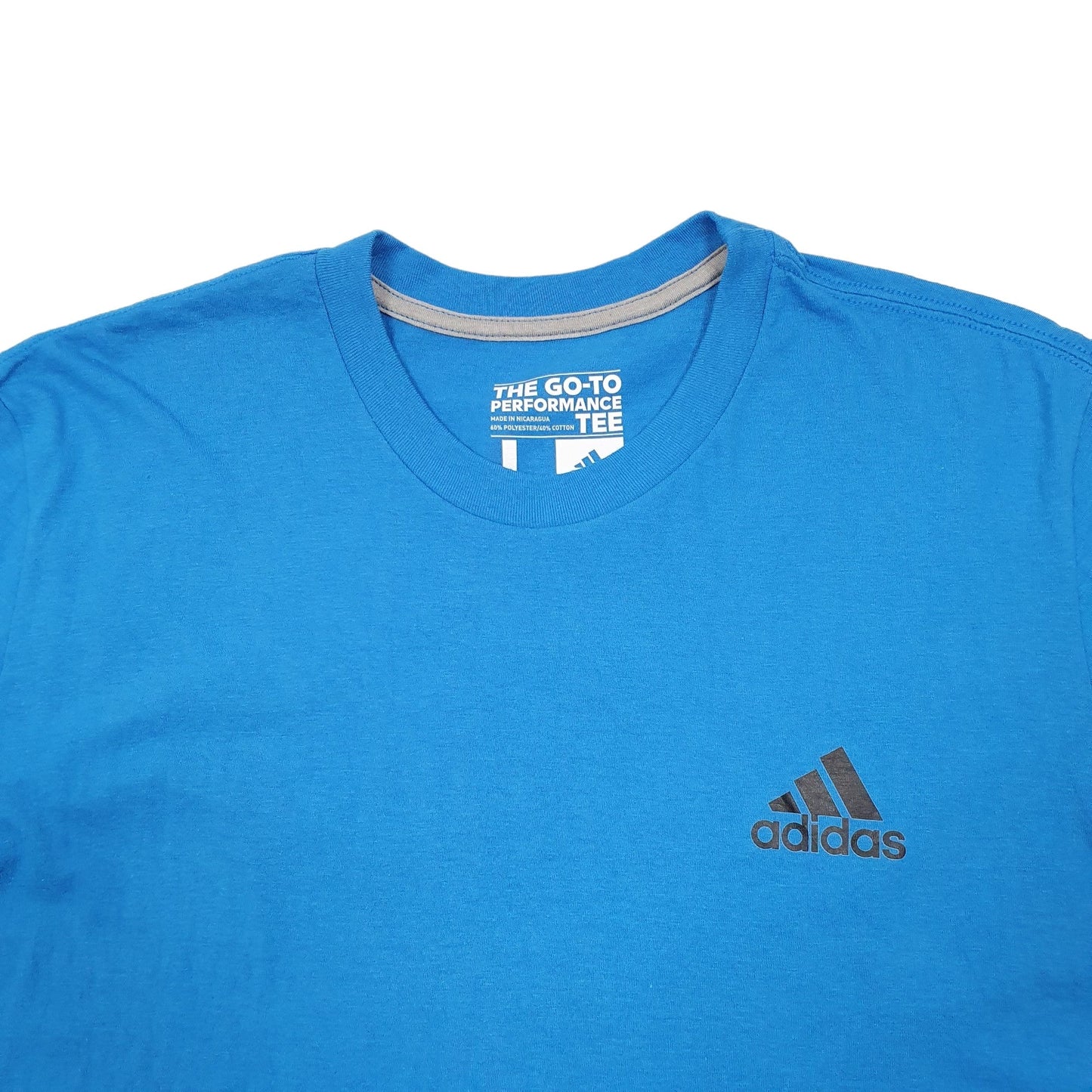 Adidas Climalite Short Sleeve T Shirt - Bundl Clothing-Adidas Climalite Short Sleeve T Shirt Blue