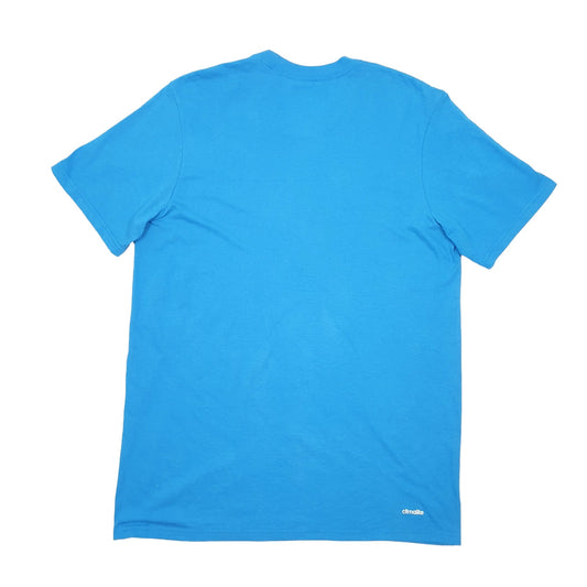 Adidas Climalite Short Sleeve T Shirt - Bundl Clothing-Adidas Climalite Short Sleeve T Shirt Blue