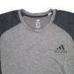 Adidas Climawarm Crewneck Cotton Sweatshirt L - Bundl Clothing-Mens Grey Adidas Climawarm Crewneck Jumper