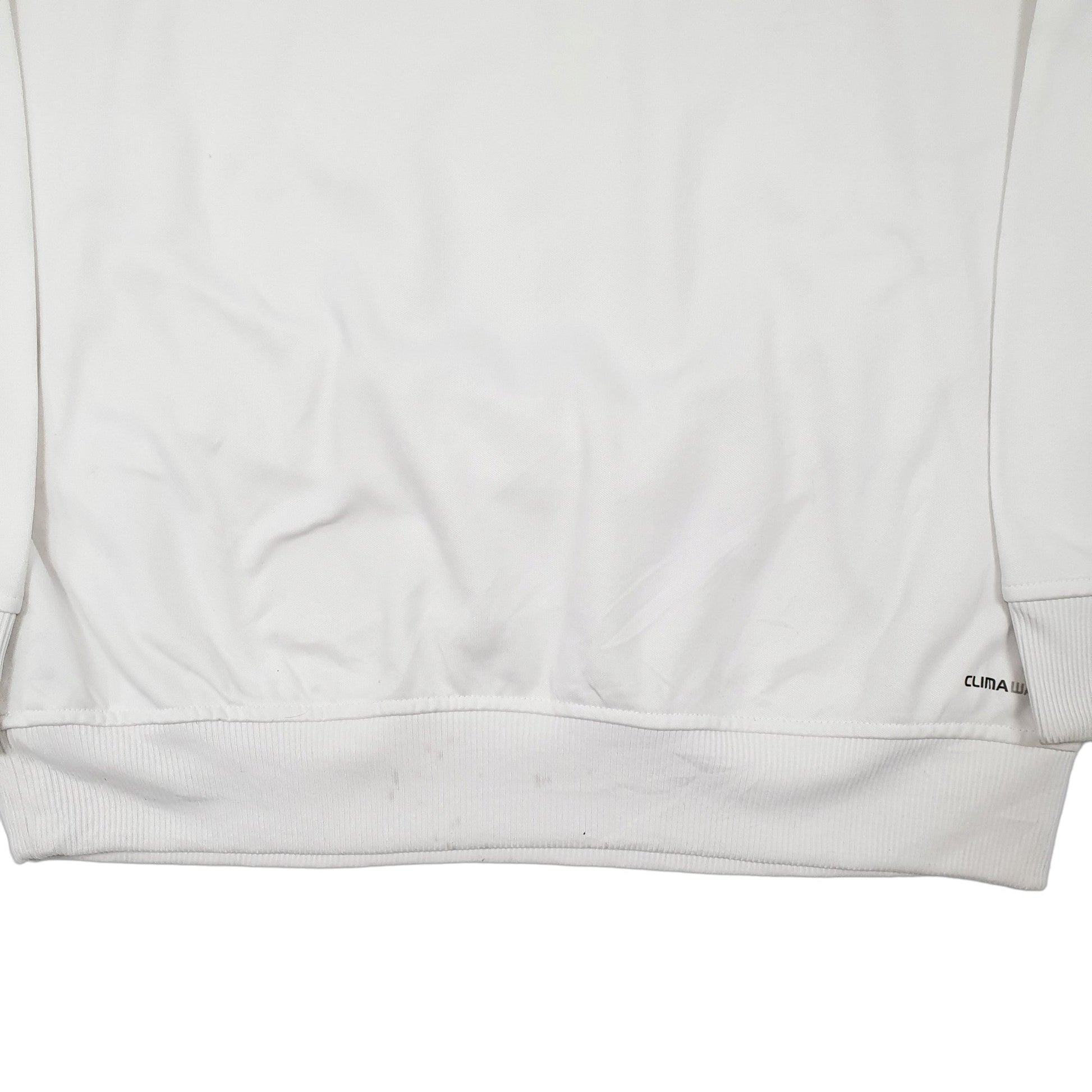 Adidas Climawarm Hoodie Polyester Jumper M - Bundl Clothing-Mens White Adidas Climawarm Hoodie Jumper