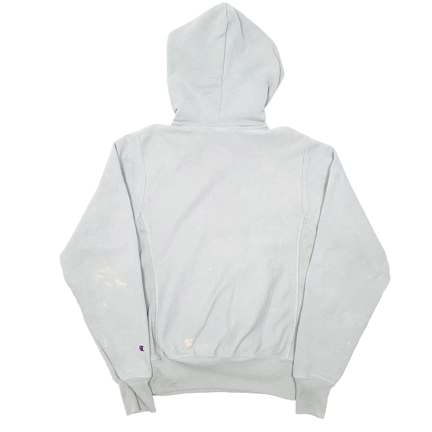 Mens Grey Champion Reverse Weave Hoodie Jumper