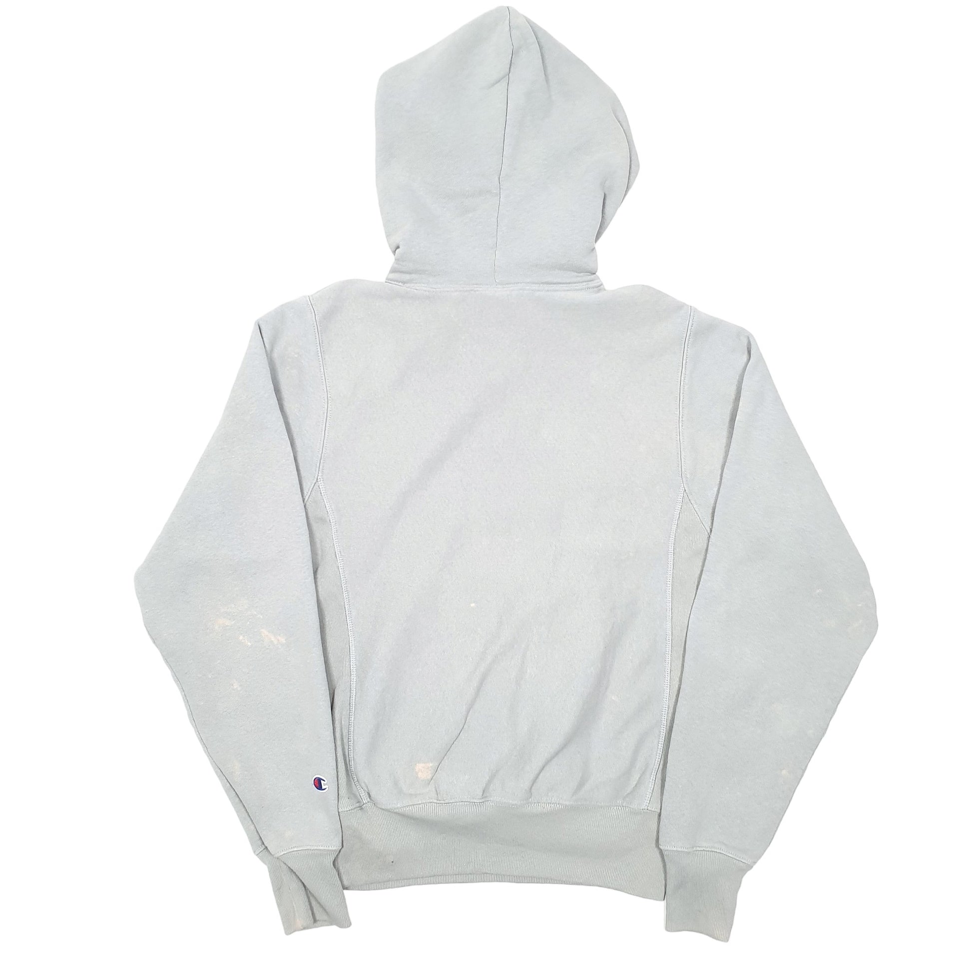 Mens Grey Champion Reverse Weave Hoodie Jumper