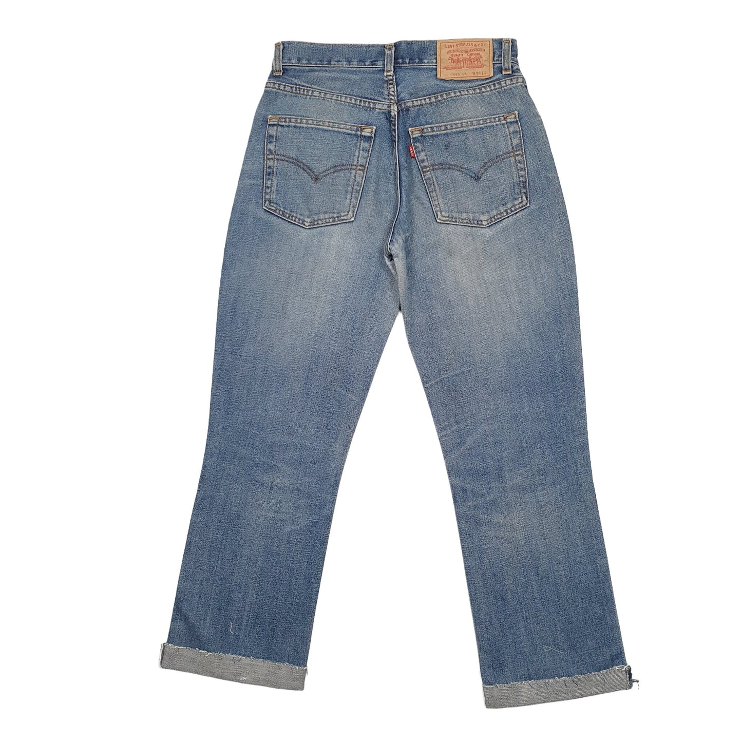Womens Blue Levis  595 JeansW28 L26