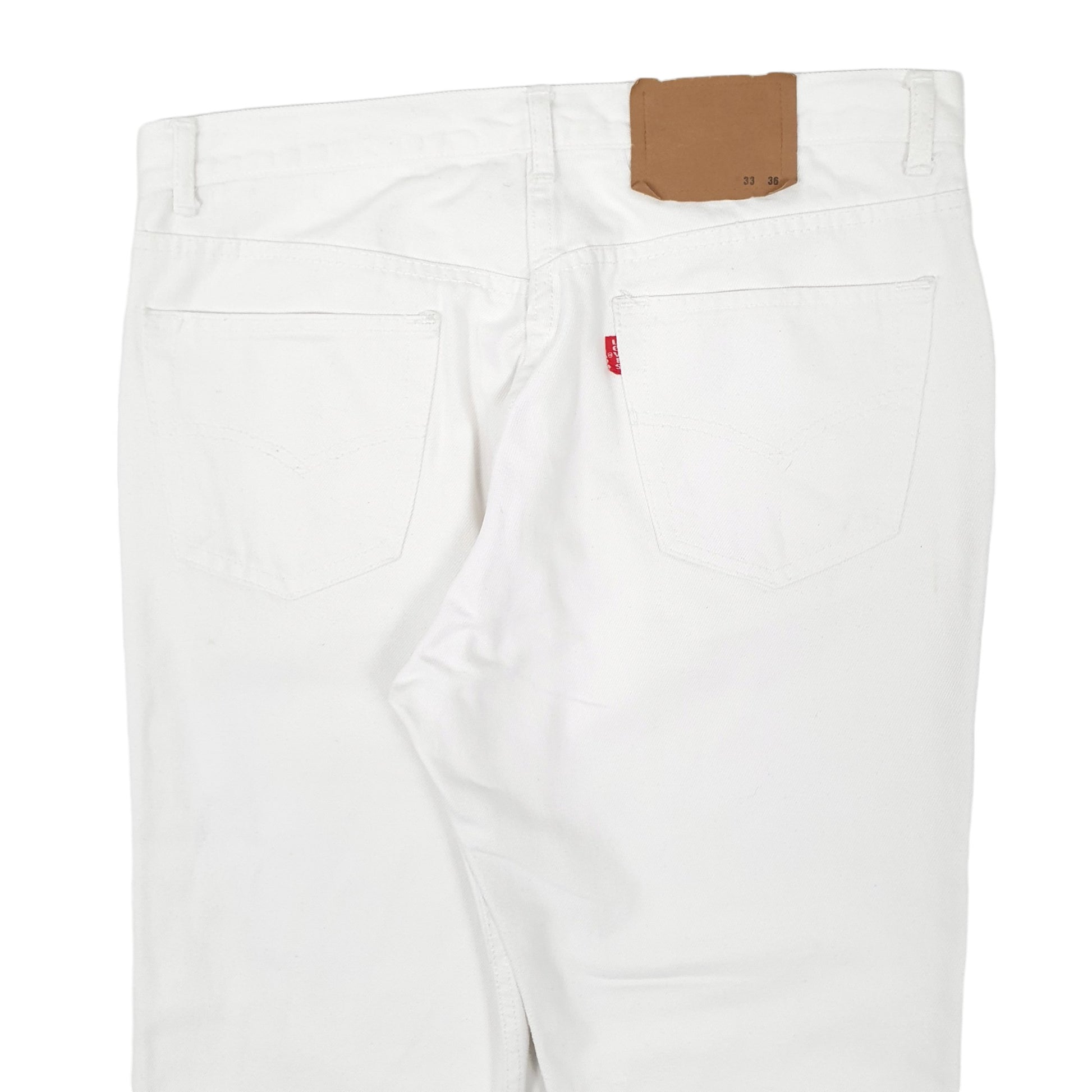 Mens White Levis  502 JeansW33 L30