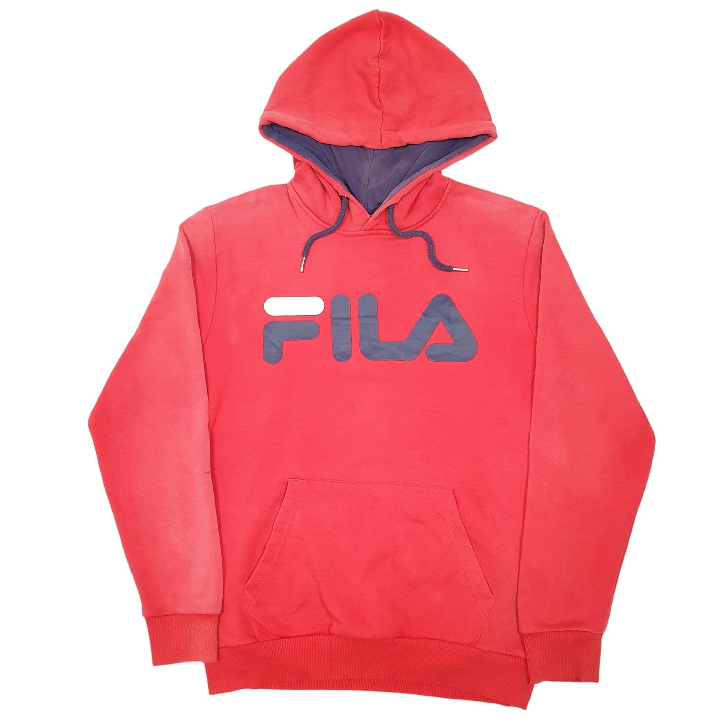 Mens Red Fila  Hoodie Jumper