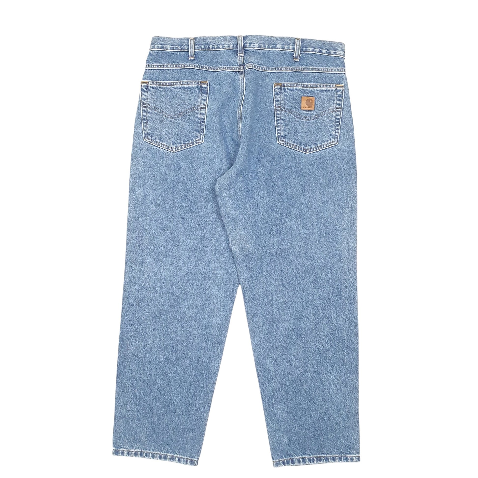 Mens Blue Carhartt Relaxed B17 JeansW38 L28