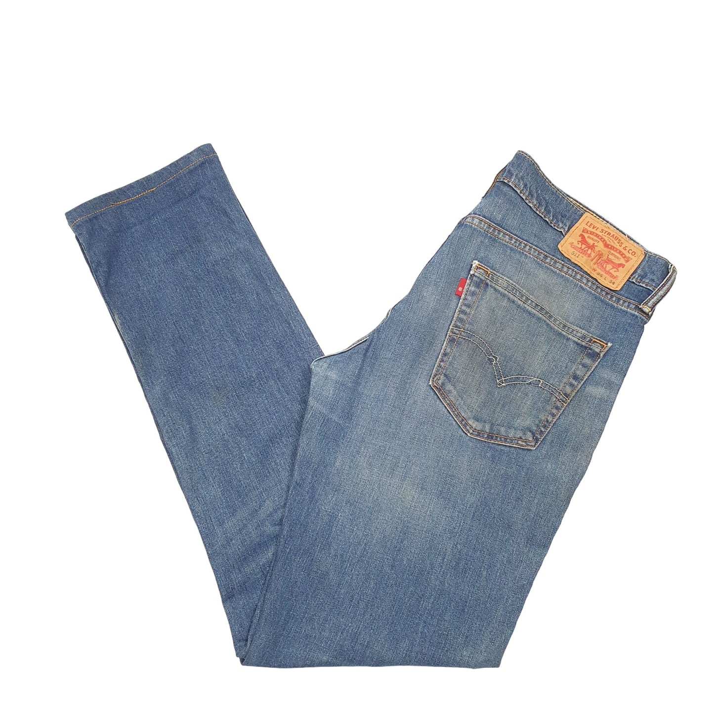 Mens Blue Levis Stretch 511 JeansW36 L34