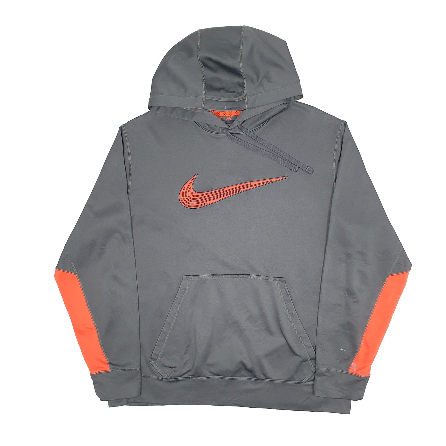 Mens Grey Nike Therma Fit Hoodie Jumper