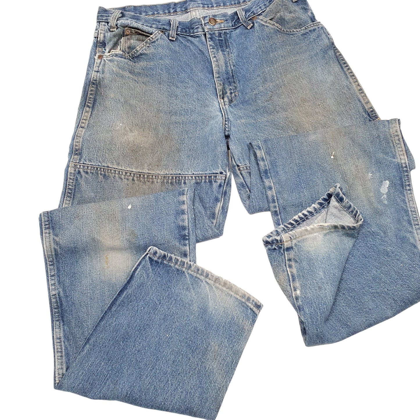 Mens Blue Dickies Double Knee Carpenter JeansW34 L36