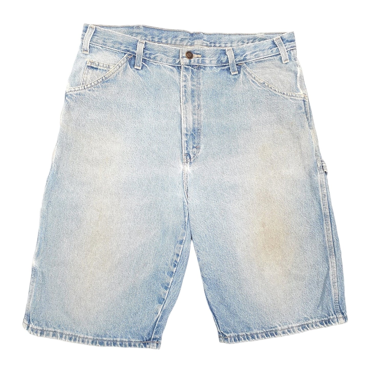 Mens Blue Dickies Carpenter Denim Shorts