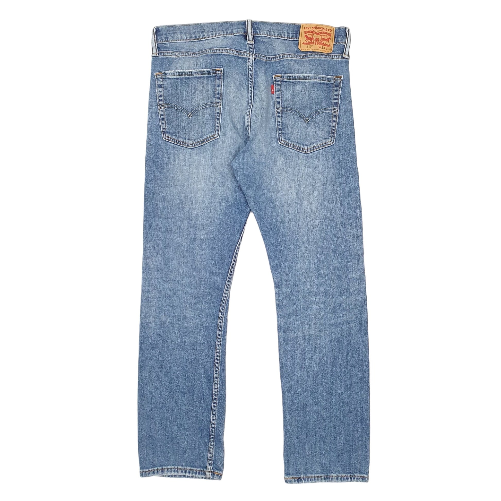 Mens Blue Levis Stretch 513 JeansW34 L30