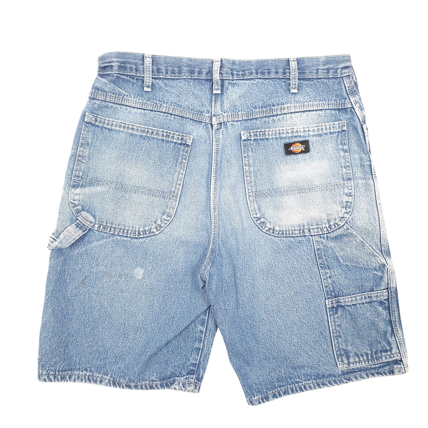 Mens Blue Dickies Carpenter Denim Shorts