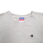 Mens Grey Champion  Crewneck Jumper