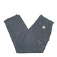 Mens Black Carhartt B01 Double Knee Made In USA Carpenter Trousers