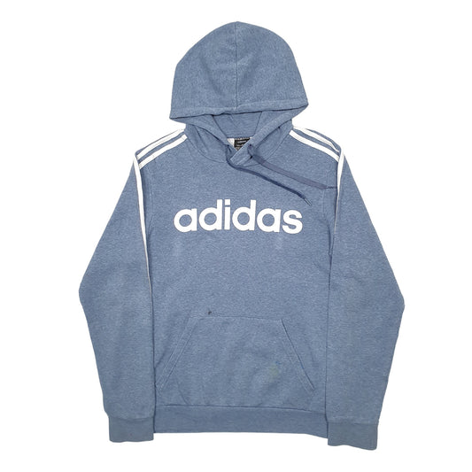 Mens Blue Adidas  Hoodie Jumper