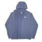 Mens Navy Nike Hoodie Full Zip Jumper
