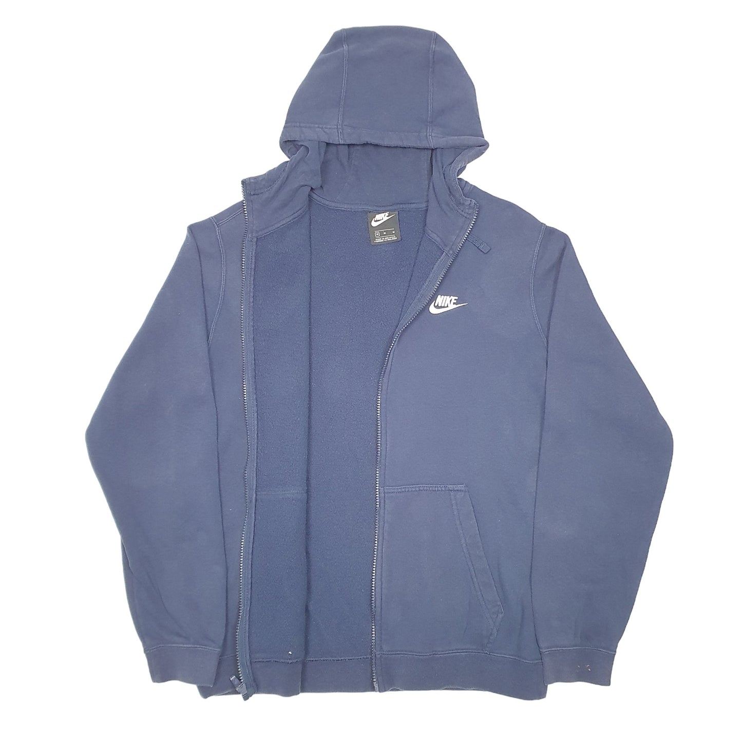 Mens Navy Nike Hoodie Full Zip Jumper