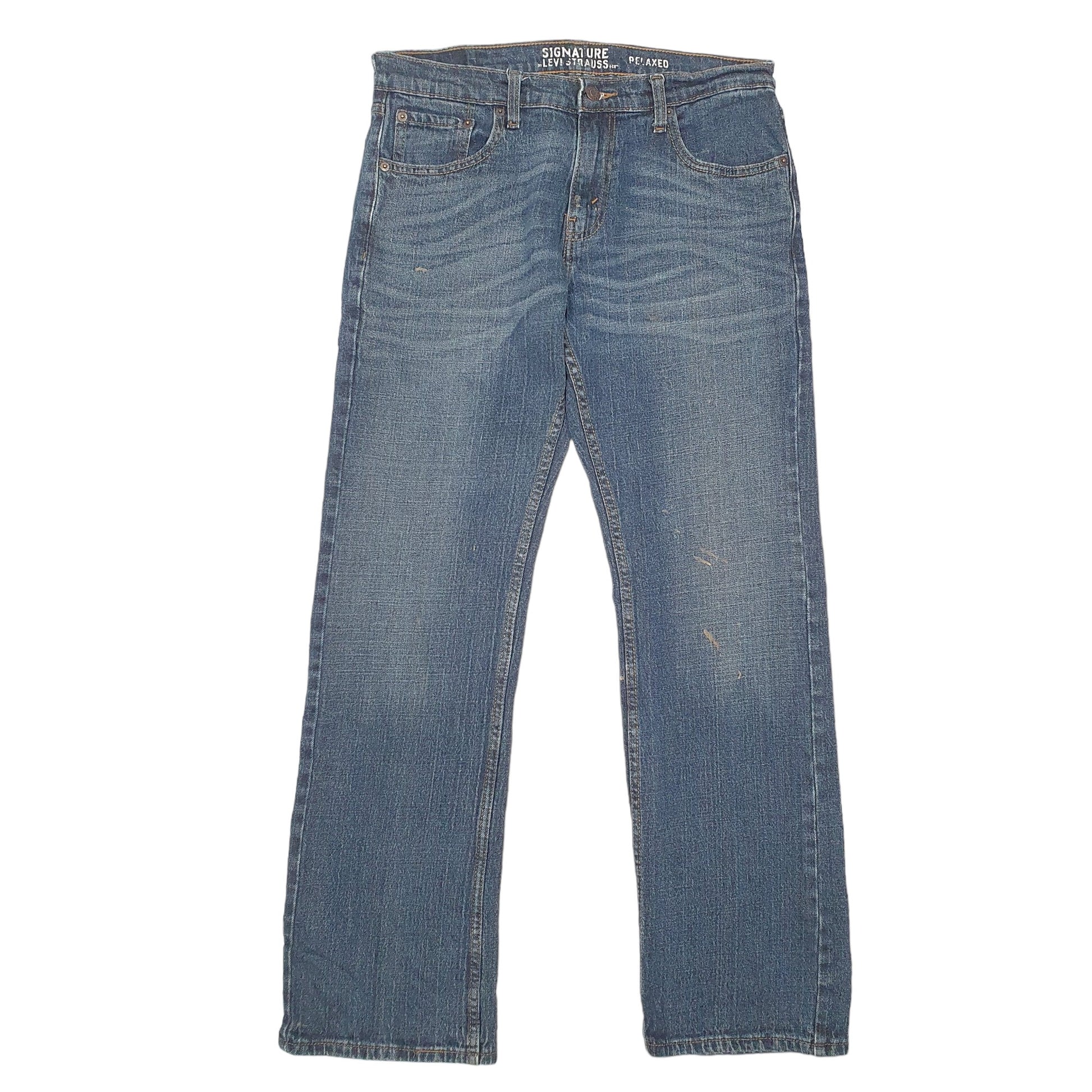 Mens Blue Levis Relaxed Signature JeansW32 L32